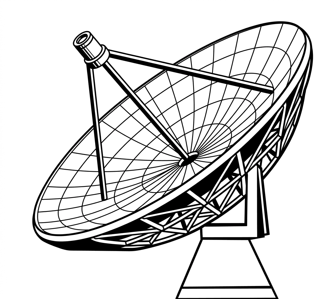 Stanford Dish satellite antenna